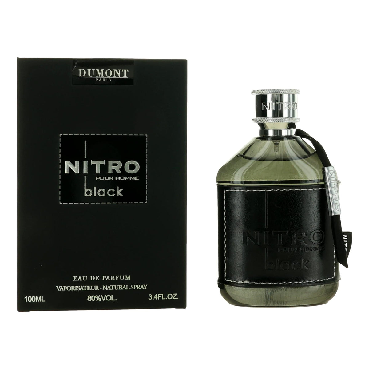 Nitro Black by Dumont, 3.4 oz Eau de Parfum Spray for Men