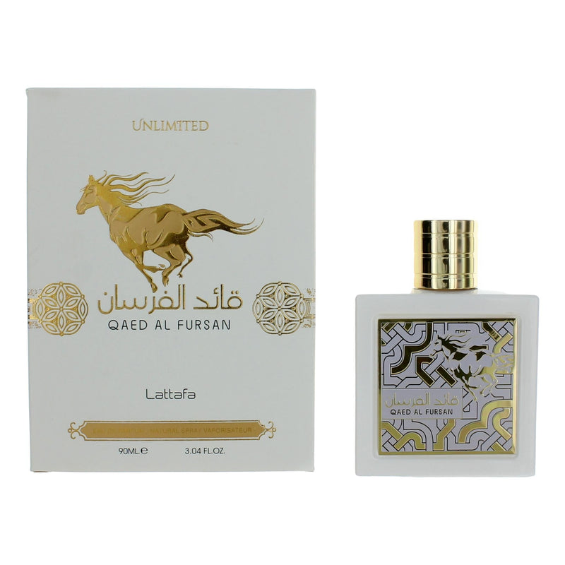 Qaed Al Fursan Unlimited by Lattafa, 3 oz Eau De Parfum Spray for Women
